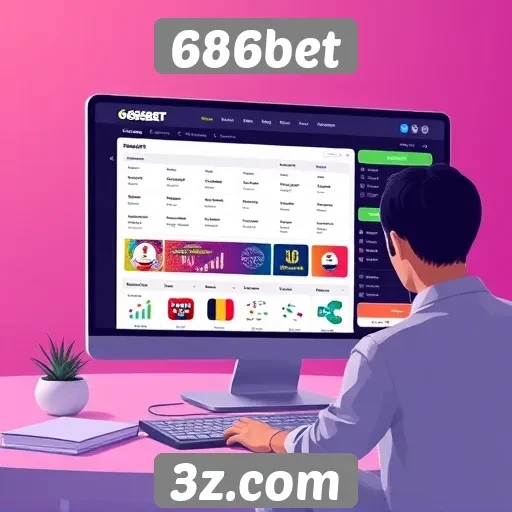 Análise da interface do usuário no 686bet